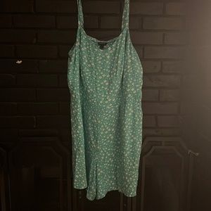 Green floral Torrid romper